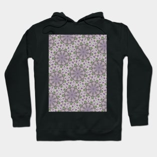 Lavender and Green Flowery Looking Pattern - WelshDesignsTP003 Hoodie